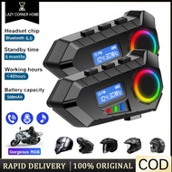 Y30A Motorcycle Helmet Headset Bluetooth 6.0 IP65 Waterproof/25H Battery/FM/HD Screen/Noise Canellat