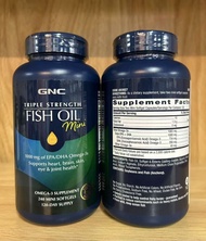 GNC - (大容量240粒) 三倍濃度強效深海魚油 (mini迷你膠囊裝) 240粒