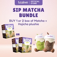 TEALIVE SIP MATCHA BUNDLE (MATCHA + MATCHA/HOJICHA PLUSHIE)