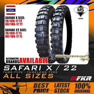 TAYAR MOTORSIKAL FKR TUBELESS/TUBE-TYPE TYRE RANGER SAFARI X/22 70/100,80/100,3.00,4.10,4.60-17,18,2