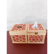 Bamboo Woven Tissue Box | Tissue Holder | Bamboo Tissue Box