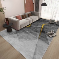 Floor felt carpet, living room decoration, orange striped pattern, size 1m6x2m3 and 2mx3m living roo