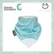 CHEEKY CHOMPERS NECKERCHEW - TEETHING DRIBBLE BIB