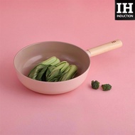 Fika Pink 26cm中式炒鑊 - 粉紅色 (適用於電磁爐)