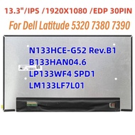 N133HCE-G52 Rev.C1 fit B133HAN04.6 LP133WF4 SPD1 LM133LF7L01 For Dell latitude 5320 7380 73901920x10
