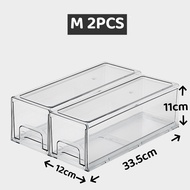 <Buy 3 Get 1 Free> Premium Acrylic Stackable Acrylic Drawer Organizer Storage Box Clear Stationery K