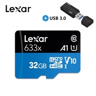 Lexar 633x Micro sd card 512GB 64g 128g 256GB Memory Card Reader Uhs-1 For Drone Gopro Dji Sport Camcorder