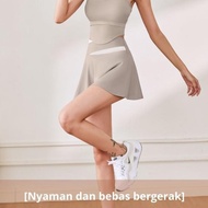 Terbaru Lulu Lemon Rok Olahraga Wanita Rok Celana Olahraga Rok Senam
