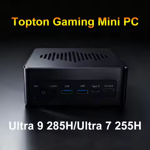 D12 Pro Gaming Mini PC Intel Ultra 9 285H 7 255H 165H 5 125H OCuLink USB4 2x2.5G LAN 2xNVMe Desktop 