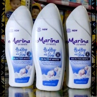 HAND & BODY LOTION MARINA UV WHITE HEALTHY AND GLOW 185 ML / LOTION MARINA BIRU 185ML