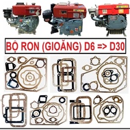 D6 - D30 Diesel Engine Gasket Set D7 D8 D9 D10 D12 D15 D18 D20 D24