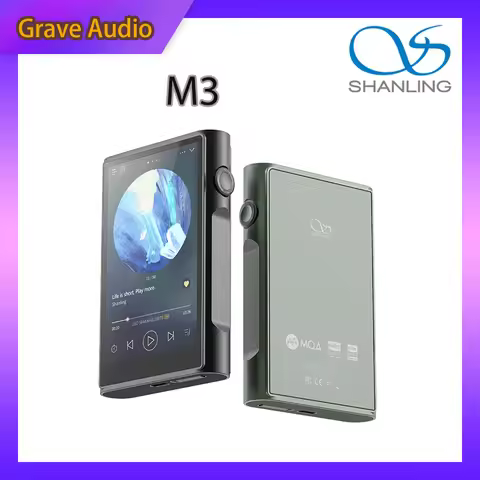 SHANLING M3 Ultra Bluetooth 5.0 Music MP3 Player DAP Hi-Res Android10 Portable HiFi AMP Dual ES9219C