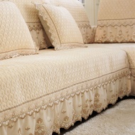 High-End Simple All-Inclusive Cover Universal Sofa Cushion Anti-Slip Backrest Towel Leather Winter F