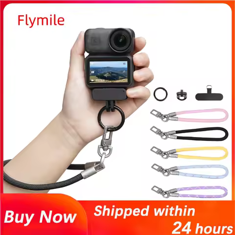 Flymile Anti-Fall Camera Wrist Strap For DJI Osmo Pocket 3/Nano/Action 5 Pro/Insta360 X5 X4,Outdoor 