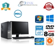 (Dell i3 i5 2rd or 4th Generation Full Set PC Refurbished ) DELL OPTIPLEX 7010 /7020/3010/3020   DES