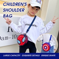 Kanak-kanak Budak Lelaki Perempuan Captain Small Bag Spiderman Bag Chest Bag Kids Sling Bag
