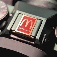 麥當勞 相機熱靴蓋 黃銅精雕熱靴蓋 適用富士徠卡尼康佳能奧巴