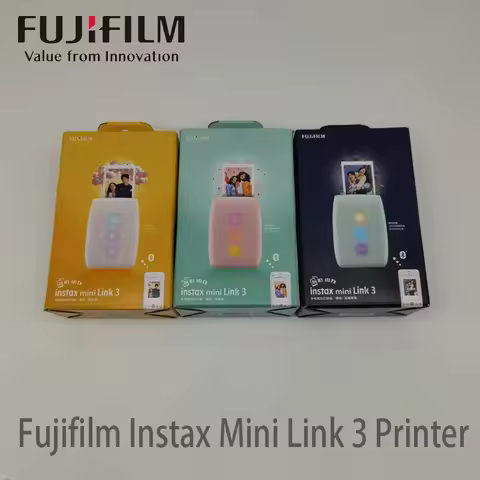 Original Mini Portable Bluetooth Wireless Mobile Photo Printer Fujifilm Instax Link 3 Smartphone Pho