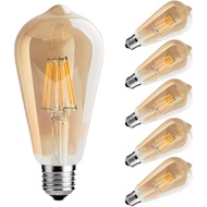 LED Edison Bulb,6w Non-Dimmable Led Light Bulb, Vintage LED Filament Light Bulb, st64 led Bulb,2700K