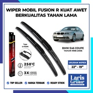 Fusion R Car Window Wiper bmw E46 COUPE Rubber Wiper Frameless Hybrid Blade Set RWB BEST SELLING WHO