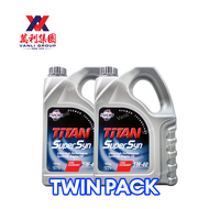 [ Twin Pack ] FUCHS Titan SuperSyn 5W40 Fully Synthetic Engine Oil 4L - WV62110457-09