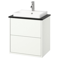 HAVBÄCK / ORRSJÖN Wash-stnd w drawers/wash-basin/tap 62x49x71 cm