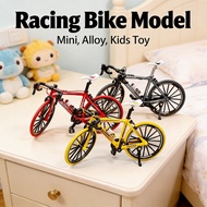 Mini Bicycle Model New TT Timing Kids Toy Ornament Alloy Mini Bike Mini Bike Model TT Timing Racing