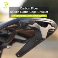 RRSkit Bicycle Water Bottle Holder Bracket Carbon Fiber Saddle Bottle Cage Bracket For Specialized S