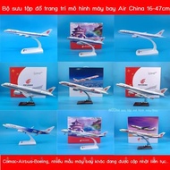 Air China B747 aircraft model, decoration A319 purple gold Chen A330 ice and snow B737 Chinese love