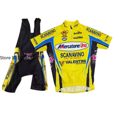 Marco Pantani Retro Cycling Jersey Set Breathable Bike Jersey Maillot Ciclismo Hombre Summer