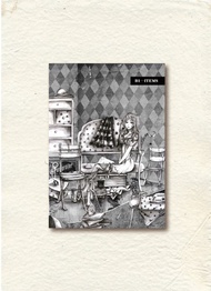 生物教室 Biology class 歌德獵奇插畫明信片系列 (4入)