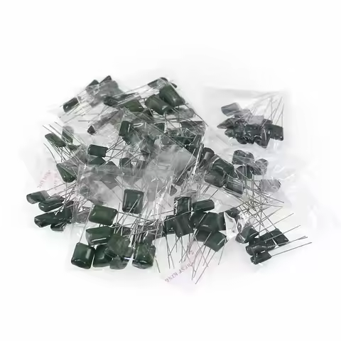 140pcs 14 Value ±10% 630V Polyester Fixed Capacitor Assorted Kit 2J102J-2J683J 10pcs Each Value