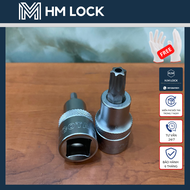 ĐẦU TUÝP 1/2” LỤC GIÁC BÔNG LICOTA T20 - T55 ĐẦU CÓ LỖ - HÀNG NHẬP KHẨU ĐÀI LOAN - HM LOCK