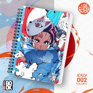 Notebook A5 A6 100 Pages Kimetsu no Yaiba Demon Slayer Demon Slayer - Anything Shop