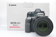 Canon EOS6D Mark II + ZOOM LENS EF 24-70mm F4 L IS USM 套件佳能數位單眼相機