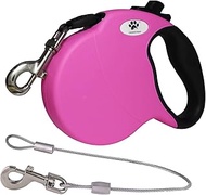16ft Retractable Dog Leash for Medium Breed Dogs up to 44 lbs with a Detachable Chew Proof Extender 