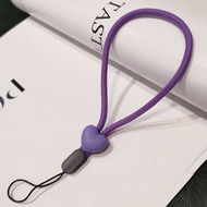 Raimondo Lanyard Tas Ponsel Kartun Hati Panjang Pendek Tali Lanyard Untuk Handphone Airpods Kamera K