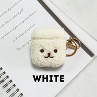 Airpods Case 1 / 2 / 3 / PRO Earphone Cover Pelindung Casing Apple Earbuds FLUFFY TEDDY Bulu Poodle 