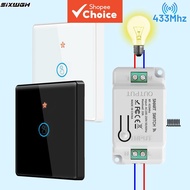 Wireless Switch RF 433mhz Touch Smart Switch Remote Control Switch