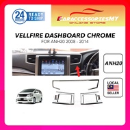 Toyota Vellfire ANH20 Dashboard Chrome accessories cover anh20 accessories interior front panel lini