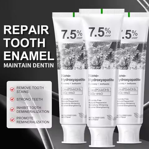 7.5% Hydroxyapatite Probiotic Whitening Toothpaste Enamel Oral Cavity Repair Breath Freshening Teeth