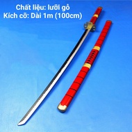 (CÓ SẴN) Kiếm gỗ Zoro One Piece 1M Kiếm Nhật Mô Hình SANDAI KITETSU - Đã Lắp Ráp Sẵn (Tặng Kèm Túi Đ
