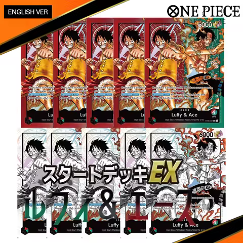 Diy One Piece One Piece Card Game Start Deck EX Luffy & Ace ST-30-001 ENGLISH MONKEY D LUFFY PORTGAS