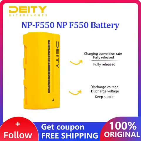 DEITY NP-F550 Battery for LED Video Light for Camera NP-F Battery Panels,Video Monitor TC-SL1 for Ni