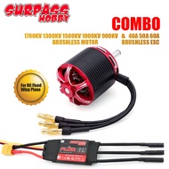 SURPASSHOBBY Brushless Motor ESC Combo Set RC Airplane Motor ESC Combo 2-6S 5V/6V BEC for RC Fixed W