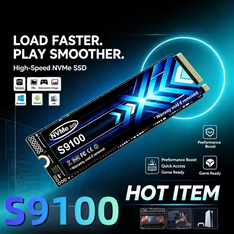 Embedded Solid State S9100 M2 NVMe PCIe4 SSD 500GB 1TB 2TB 4TB for Gaming Office PC Notebook High Sp