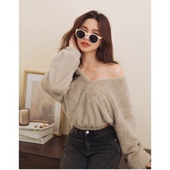 AirSpace SOFT FLUFFY ELASTIC CROP TOP