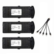 全新，全新， แบตเตอรี่โดรน Q6 3.7V 3000mAh สำหรับ S6 8K RC Quadcopter อะไหล่สำหรับ G6 Pro แบตเตอรี่ลิโพที่