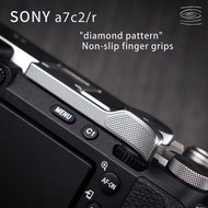for Sony A7C/2/A7CR/A7C, Camera Thumb Grip Aluminum Alloy Hot Shoe Bracket Finger Holder, Camera Acc