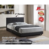 Yi Success Brown PVC Queen Size Divan Bed Frame / Quality Queen Size Divan / Katil Divan Queen / Bed